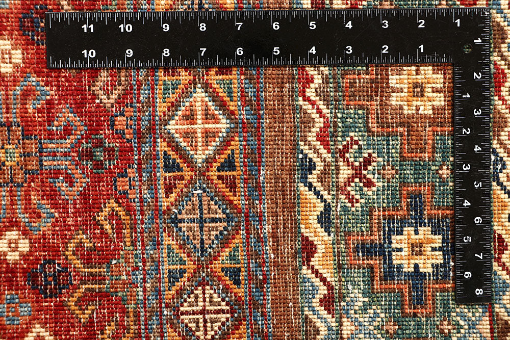 Multi Colored Kazak 6' 8 x 10' 5 - No. 67661 - ALRUG Rug Store