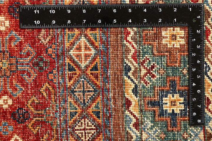 Multi Colored Kazak 6' 8 x 10' 5 - No. 67661 - ALRUG Rug Store