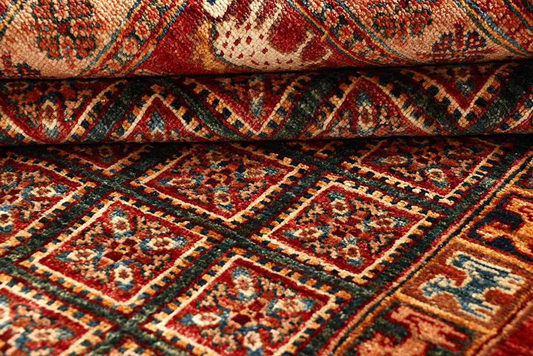 Multi Colored Kazak 6' 11 x 10' - No. 67662 - ALRUG Rug Store