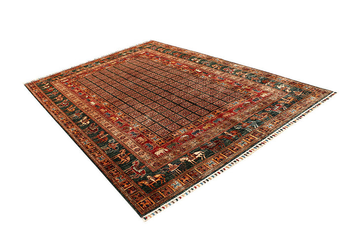 Multi Colored Kazak 6' 11 x 10' - No. 67662 - ALRUG Rug Store