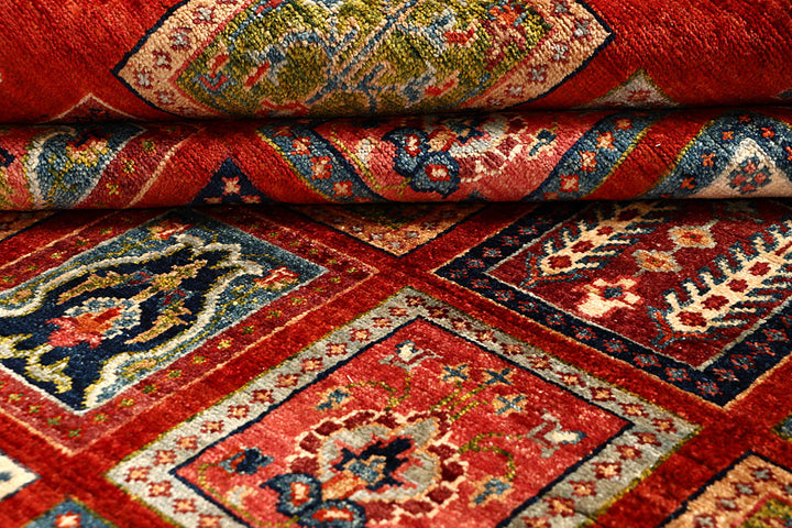 Firebrick Kazak 7' 10 x 9' 7 - No. 67664 - ALRUG Rug Store