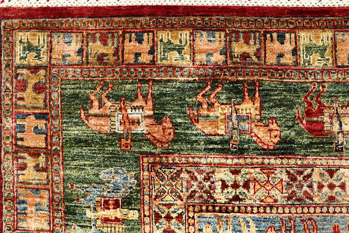 Multi Colored Kazak 8' 11 x 12' - No. 67665 - ALRUG Rug Store