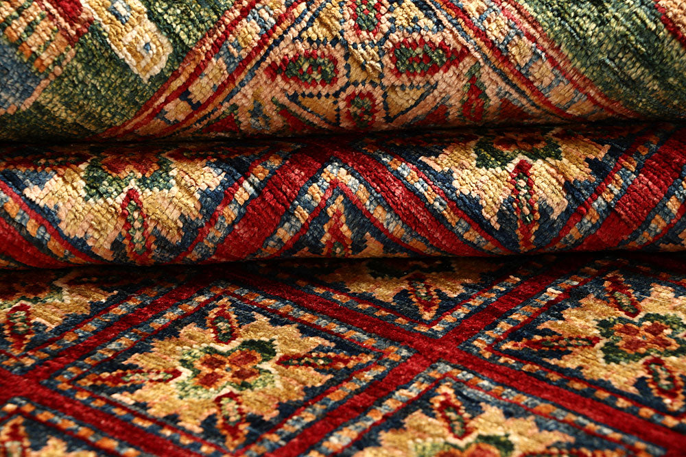 Multi Colored Kazak 8' 11 x 12' - No. 67665 - ALRUG Rug Store