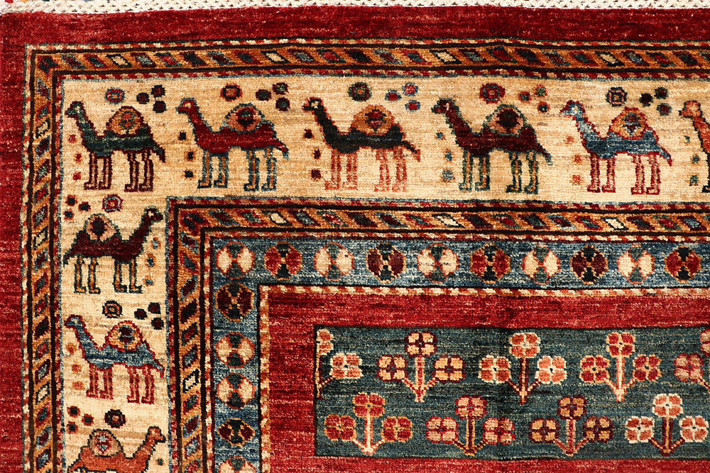 Multi Colored Kazak 7' 10 x 10' - No. 67667 - ALRUG Rug Store