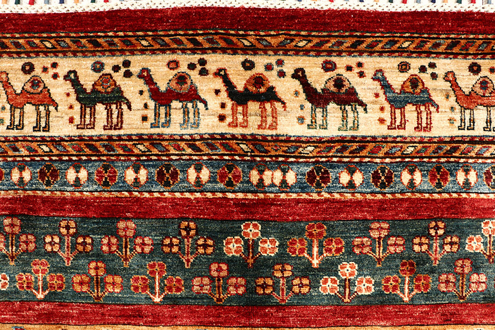 Multi Colored Kazak 7' 10 x 10' - No. 67667 - ALRUG Rug Store