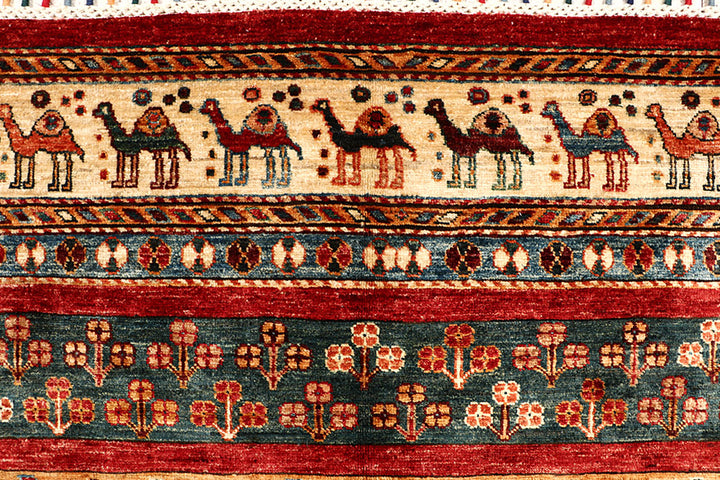 Multi Colored Kazak 7' 10 x 10' - No. 67667 - ALRUG Rug Store