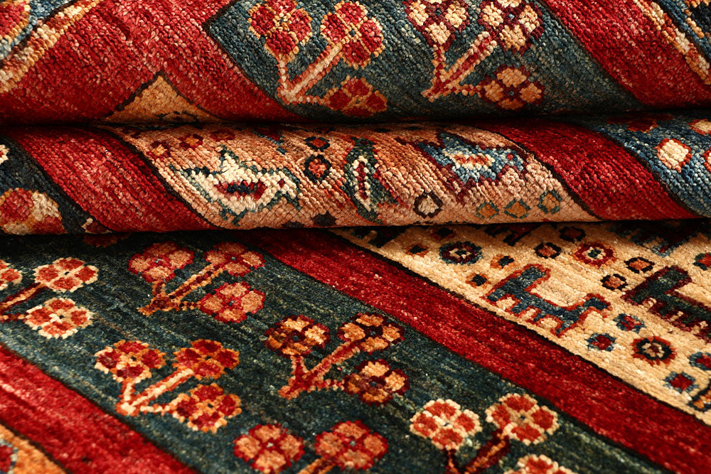 Multi Colored Kazak 7' 10 x 10' - No. 67667 - ALRUG Rug Store