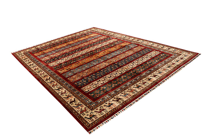 Multi Colored Kazak 7' 10 x 10' - No. 67667 - ALRUG Rug Store