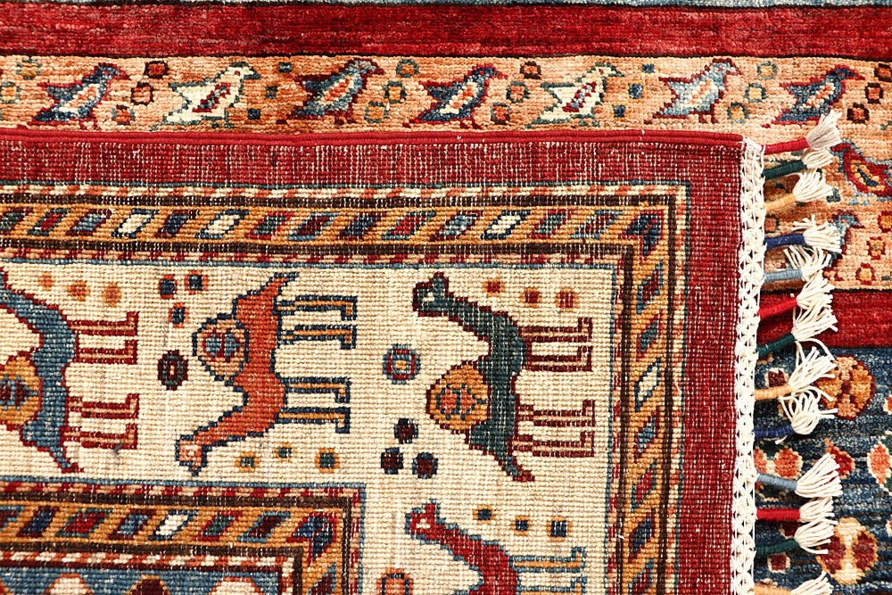 Multi Colored Kazak 7' 10 x 10' - No. 67667 - ALRUG Rug Store