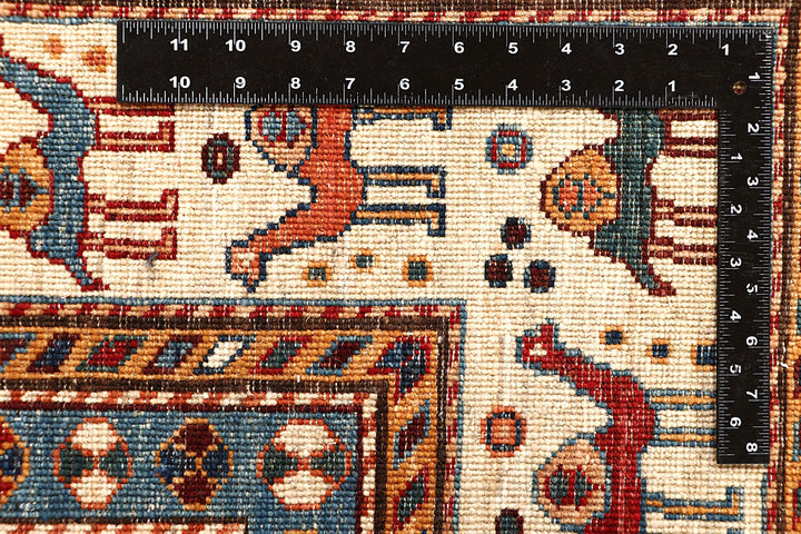 Multi Colored Kazak 7' 10 x 10' - No. 67667 - ALRUG Rug Store