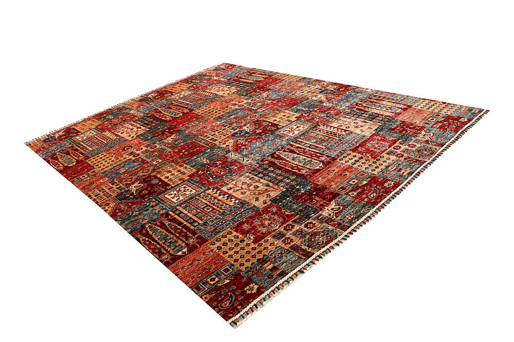 Multi Colored Kazak 8' x 10' - No. 67669 - ALRUG Rug Store