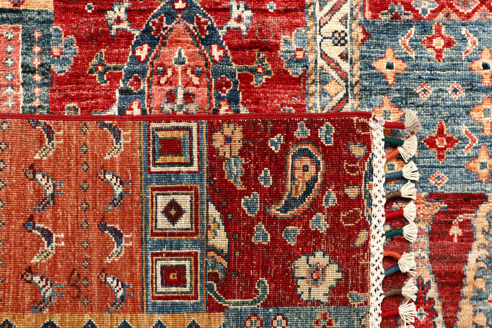 Multi Colored Kazak 8' x 10' - No. 67669 - ALRUG Rug Store