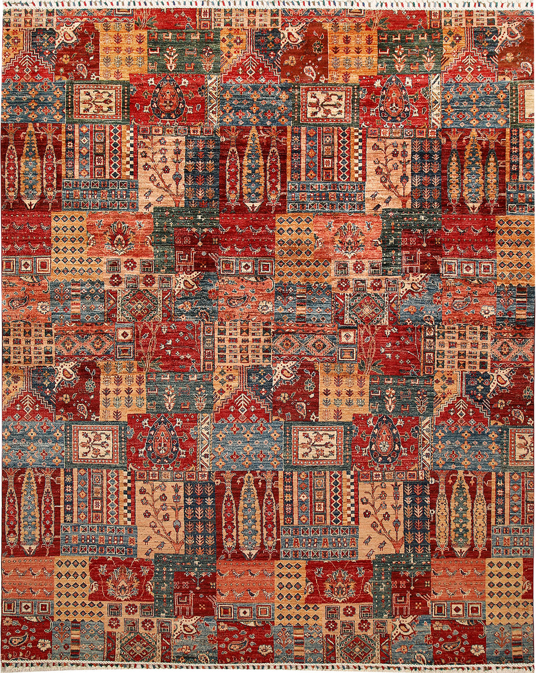 Multi Colored Kazak 8' x 10' - No. 67669 - ALRUG Rug Store