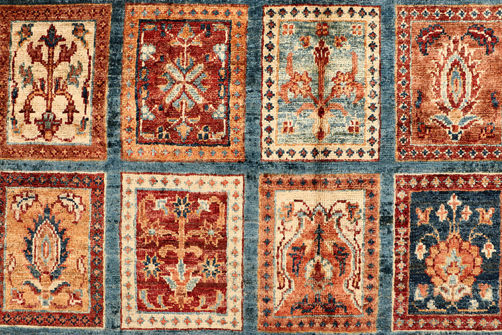 Cadet Blue Kazak 4' 11 x 16' - No. 67670 - ALRUG Rug Store