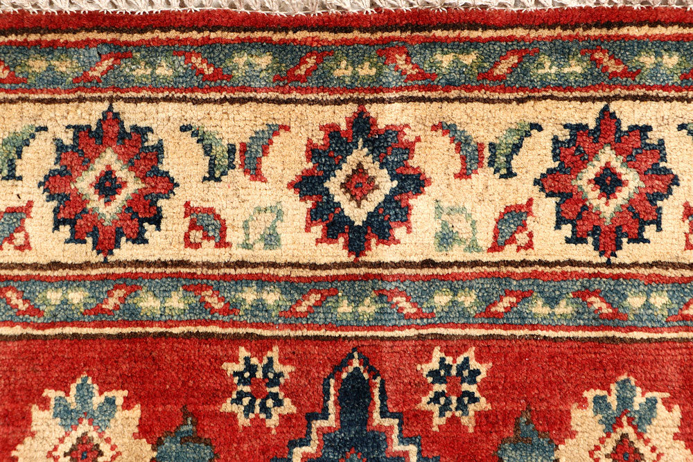Multi Colored Kazak 2' 9 x 9' 9 - No. 67672 - ALRUG Rug Store