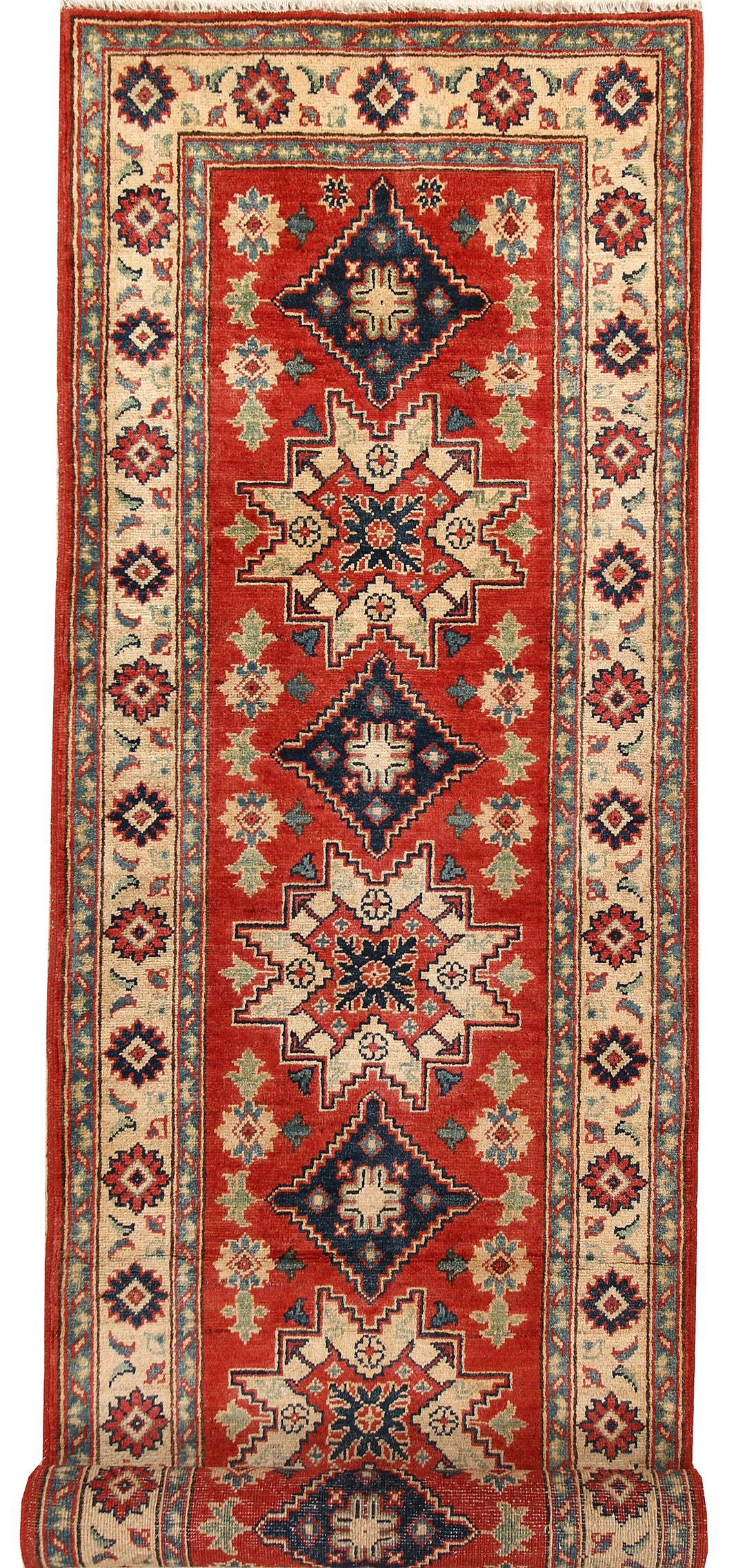 Firebrick Kazak 2' 8 x 9' 10 - No. 67673 - ALRUG Rug Store