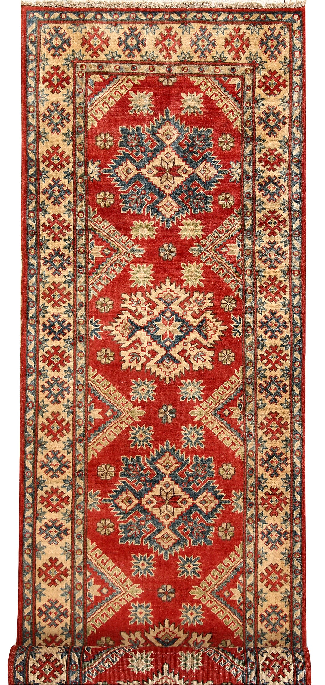 Firebrick Kazak 2' 9 x 9' 6 - No. 67674 - ALRUG Rug Store