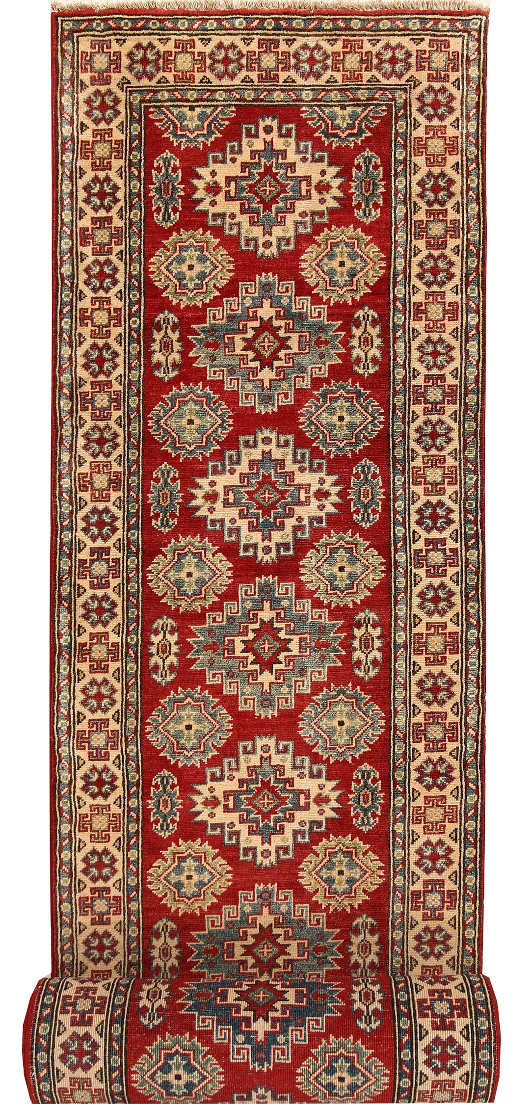 Firebrick Kazak 2' 7 x 19' 5 - No. 67675 - ALRUG Rug Store
