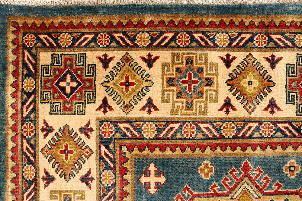 Firebrick Kazak 6' 8 x 10' - No. 67676 - ALRUG Rug Store