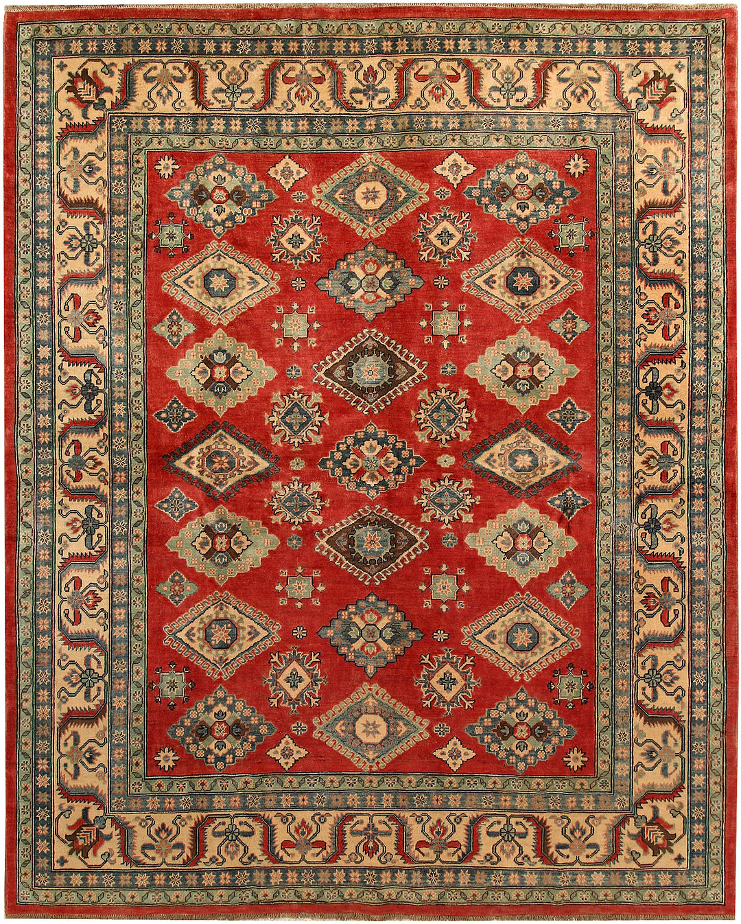 Firebrick Kazak 8' 1 x 9' 9 - No. 67678 - ALRUG Rug Store