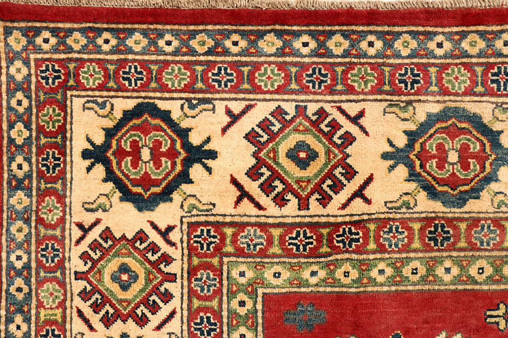 Blanched Almond Kazak 6' 6 x 9' 5 - No. 67680 - ALRUG Rug Store