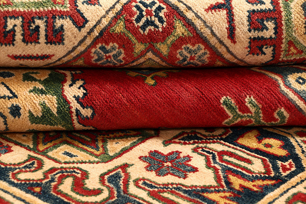 Blanched Almond Kazak 6' 6 x 9' 5 - No. 67680 - ALRUG Rug Store