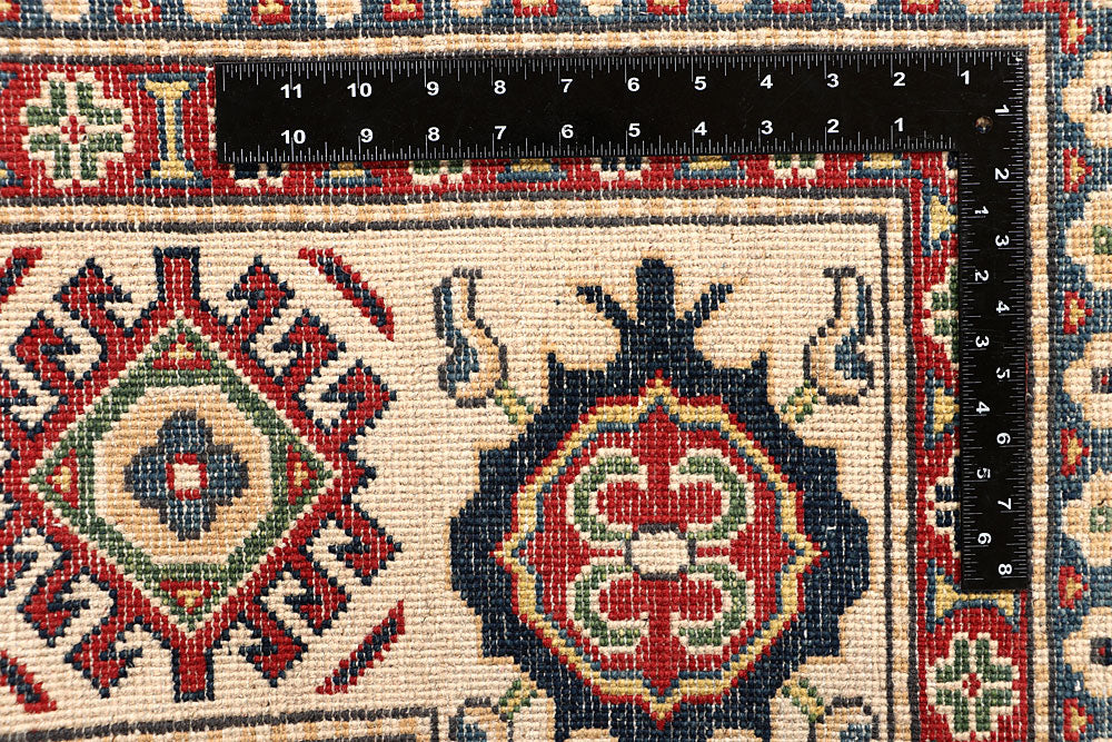 Blanched Almond Kazak 6' 6 x 9' 5 - No. 67680 - ALRUG Rug Store