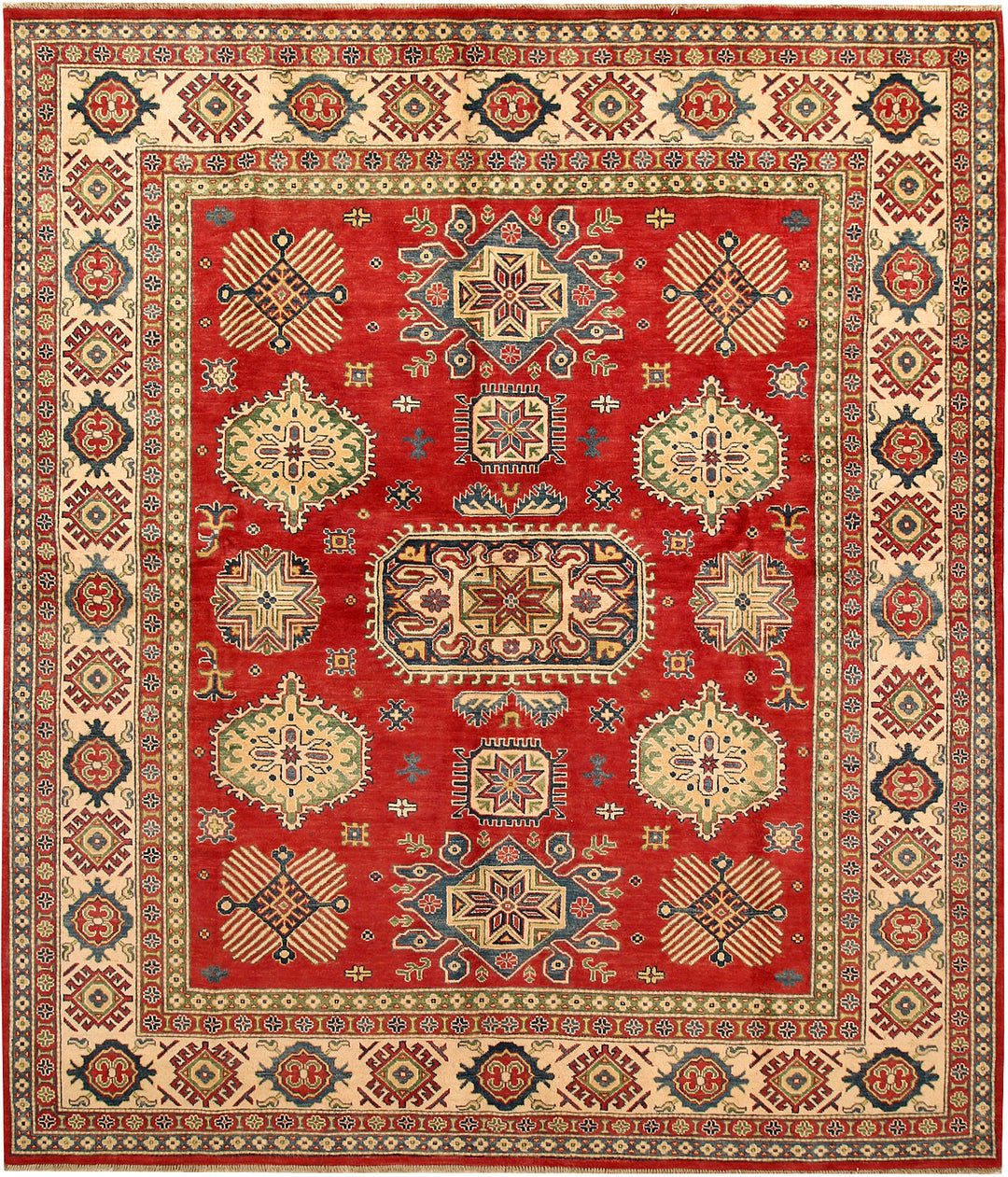 Firebrick Kazak 8' 1 x 9' 2 - No. 67681 - ALRUG Rug Store