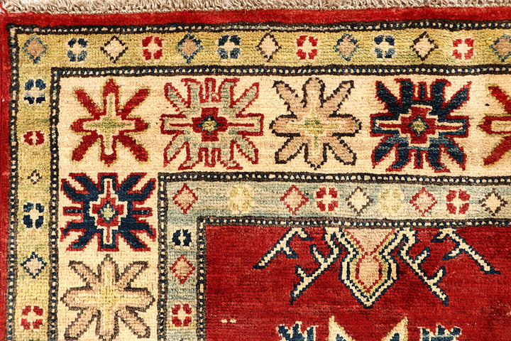 Firebrick Kazak 4' 10 x 6' 7 - No. 67682 - ALRUG Rug Store