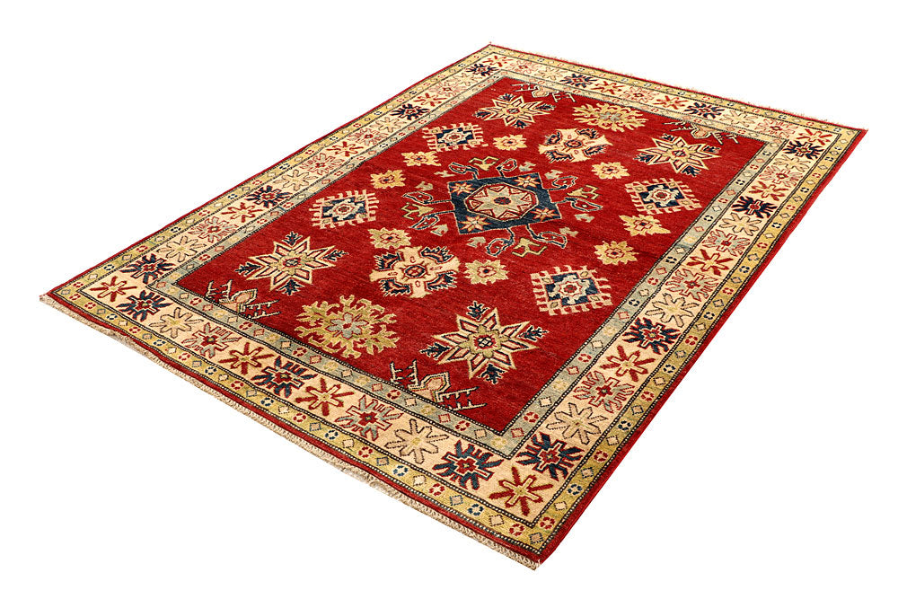 Firebrick Kazak 4' 10 x 6' 7 - No. 67682 - ALRUG Rug Store
