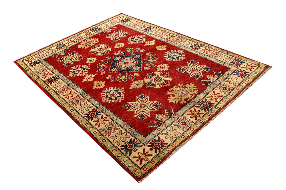 Firebrick Kazak 4' 10 x 6' 7 - No. 67682 - ALRUG Rug Store