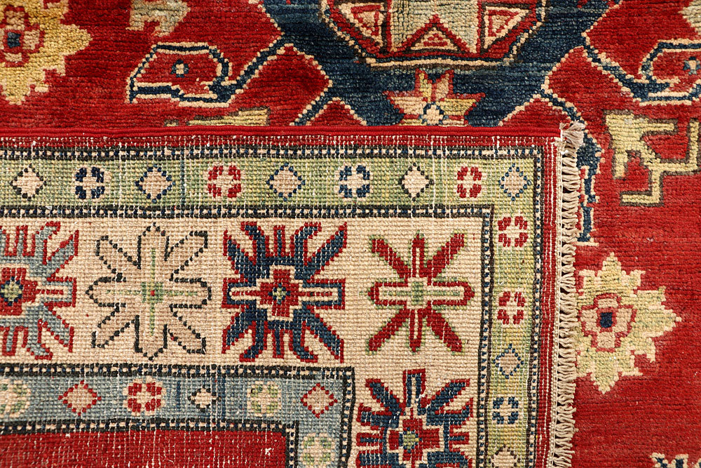Firebrick Kazak 4' 10 x 6' 7 - No. 67682 - ALRUG Rug Store