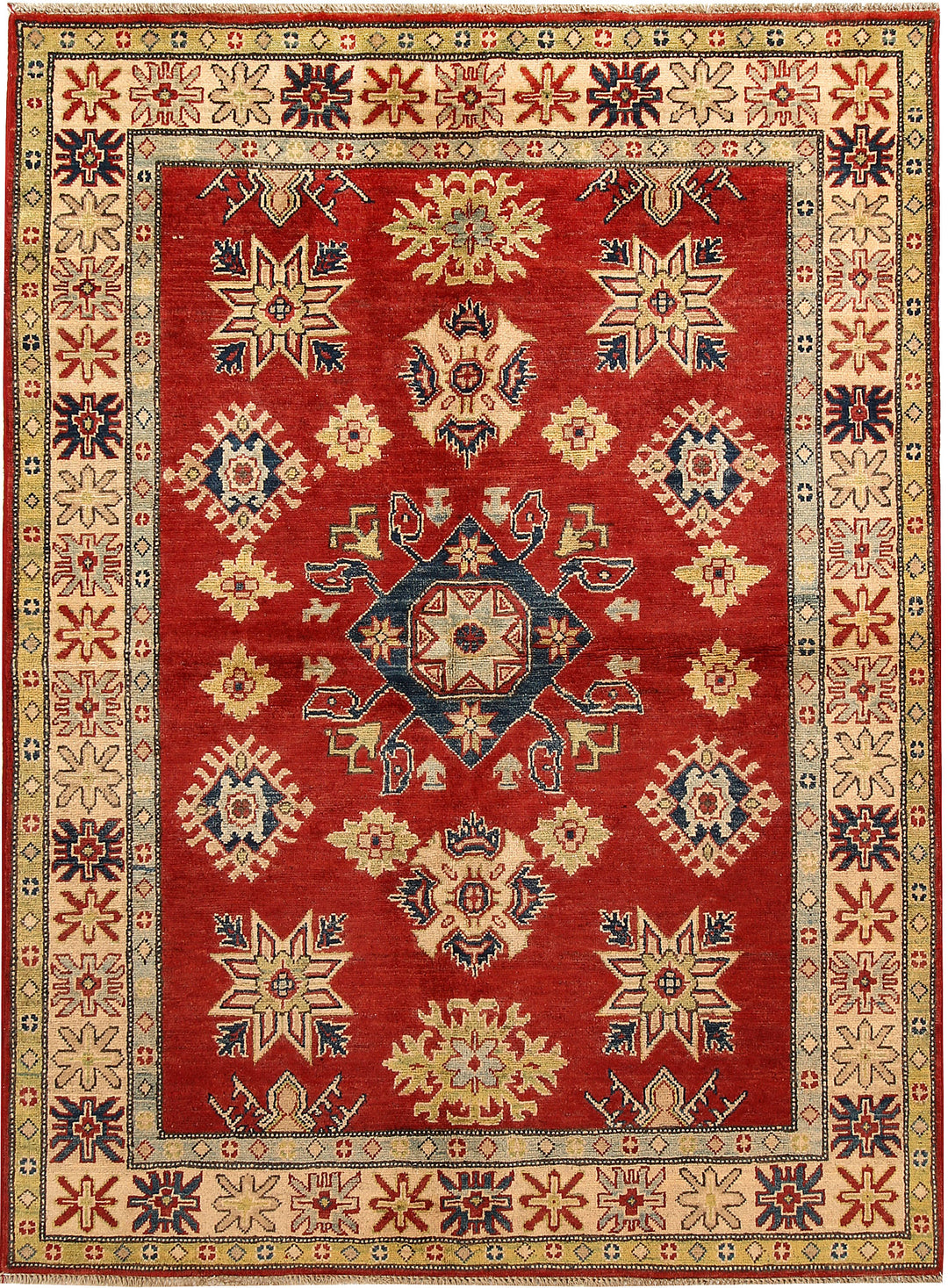 Firebrick Kazak 4' 10 x 6' 7 - No. 67682 - ALRUG Rug Store