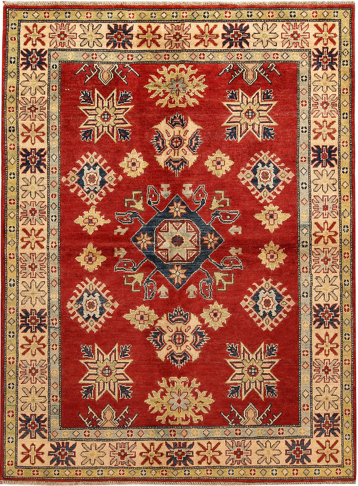 Firebrick Kazak 4' 10 x 6' 7 - No. 67682 - ALRUG Rug Store
