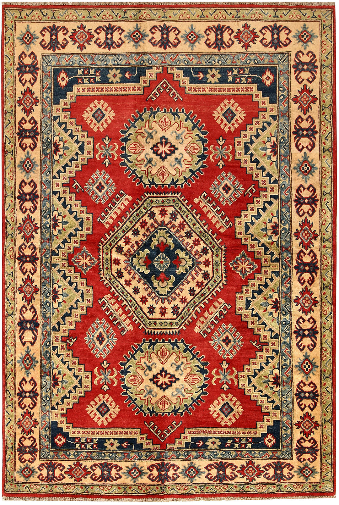 Firebrick Kazak 4' 9 x 7' 3 - No. 67683 - ALRUG Rug Store
