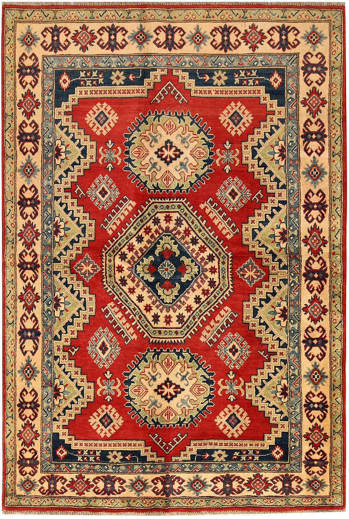Firebrick Kazak 4' 9 x 7' 3 - No. 67683 - ALRUG Rug Store