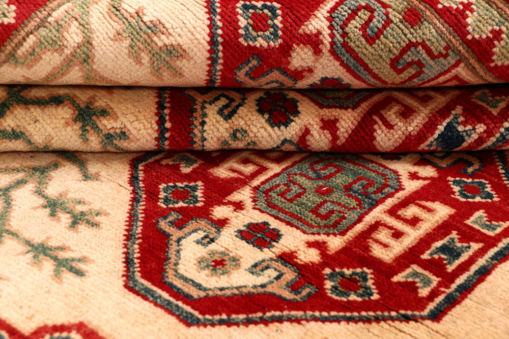 Blanched Almond Kazak 4' 11 x 6' 8 - No. 67684 - ALRUG Rug Store