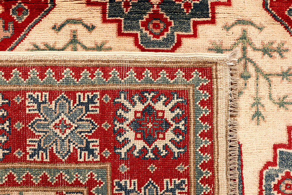 Blanched Almond Kazak 4' 11 x 6' 8 - No. 67684 - ALRUG Rug Store