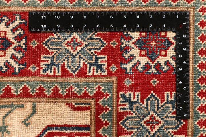 Blanched Almond Kazak 4' 11 x 6' 8 - No. 67684 - ALRUG Rug Store