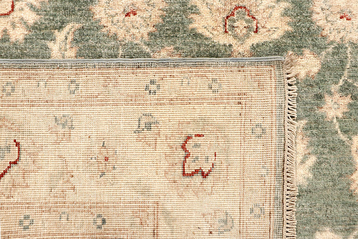 Dark Sea Green Ziegler 5' 5 x 7' 10 - No. 67701 - ALRUG Rug Store