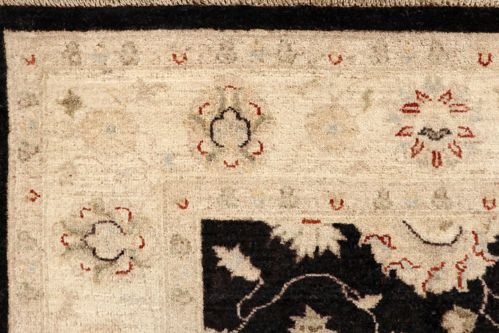 Black Ziegler 5' 6 x 7' 10 - No. 67703 - ALRUG Rug Store