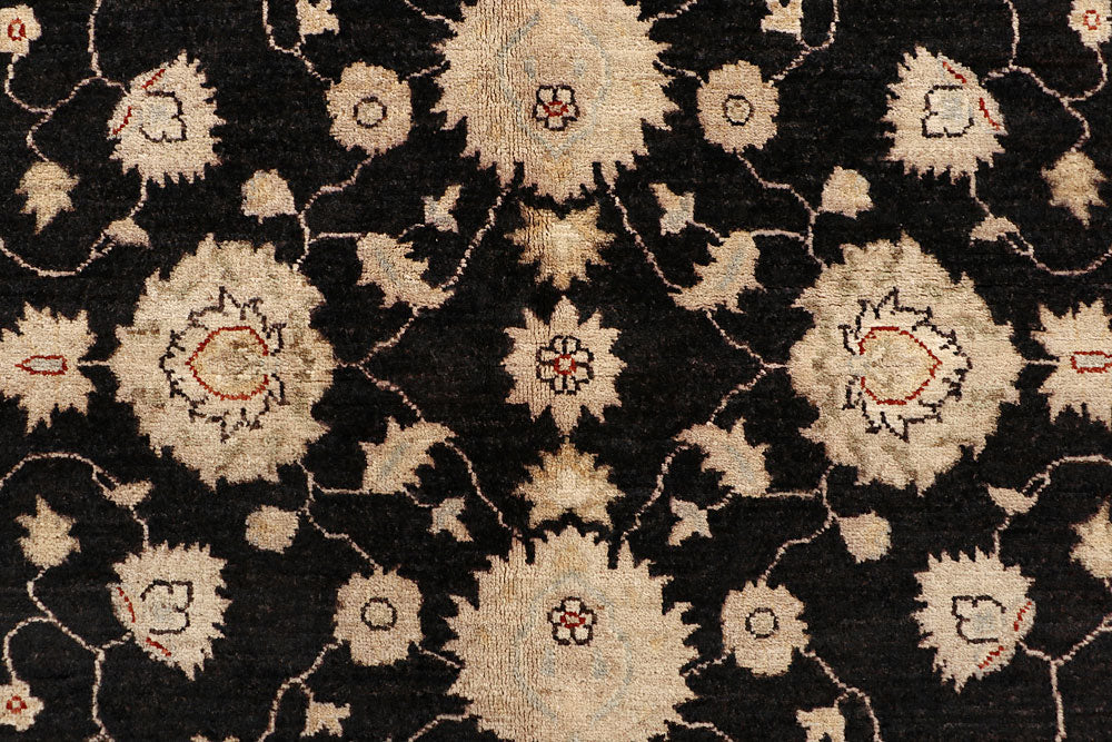 Black Ziegler 5' 6 x 7' 10 - No. 67703 - ALRUG Rug Store