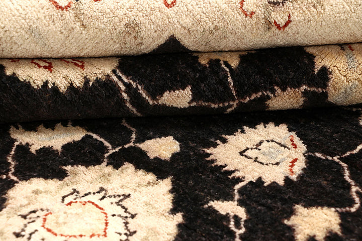 Black Ziegler 5' 6 x 7' 10 - No. 67703 - ALRUG Rug Store