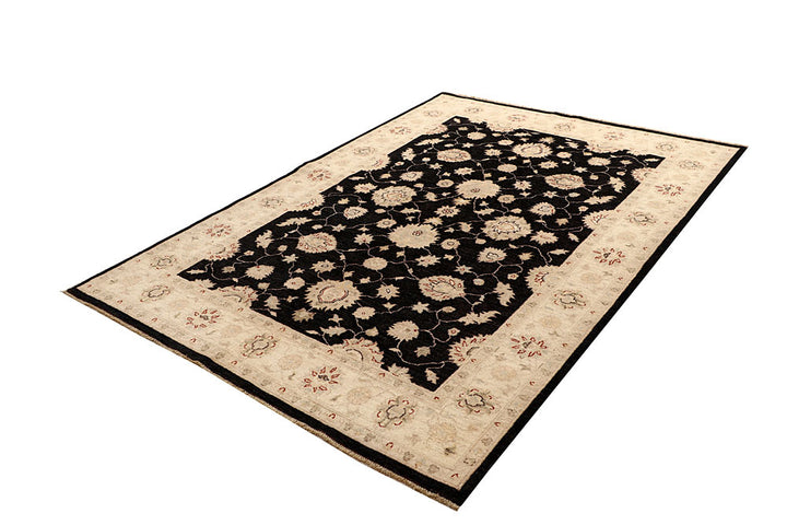 Black Ziegler 5' 6 x 7' 10 - No. 67703 - ALRUG Rug Store