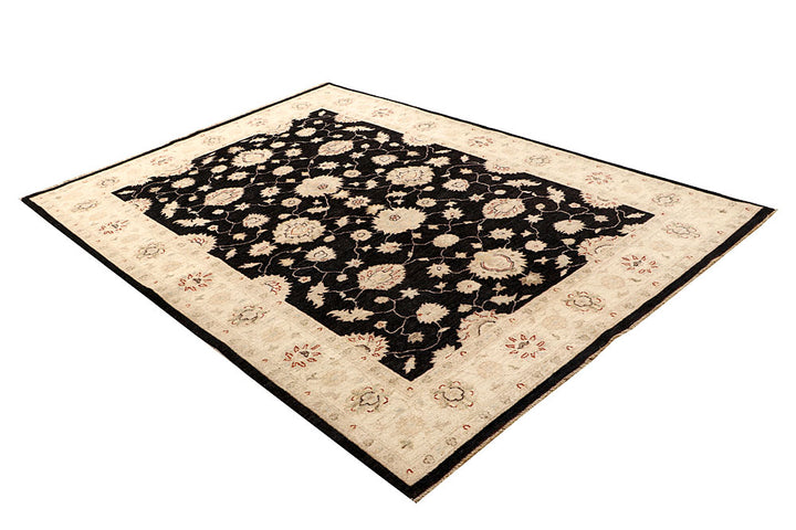 Black Ziegler 5' 6 x 7' 10 - No. 67703 - ALRUG Rug Store