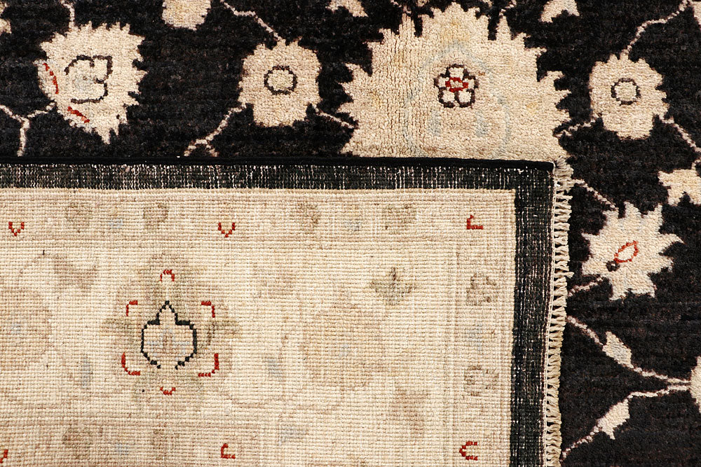 Black Ziegler 5' 6 x 7' 10 - No. 67703 - ALRUG Rug Store