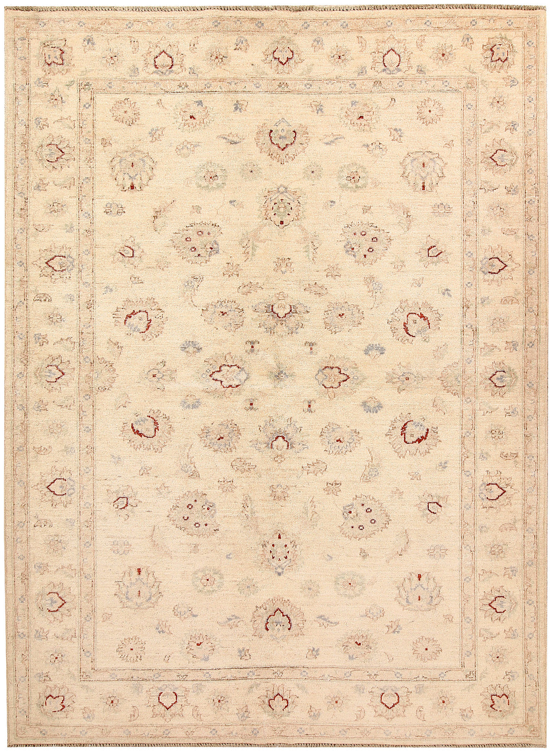 Bisque Ziegler 5' 7 x 7' 5 - No. 67705 - ALRUG Rug Store