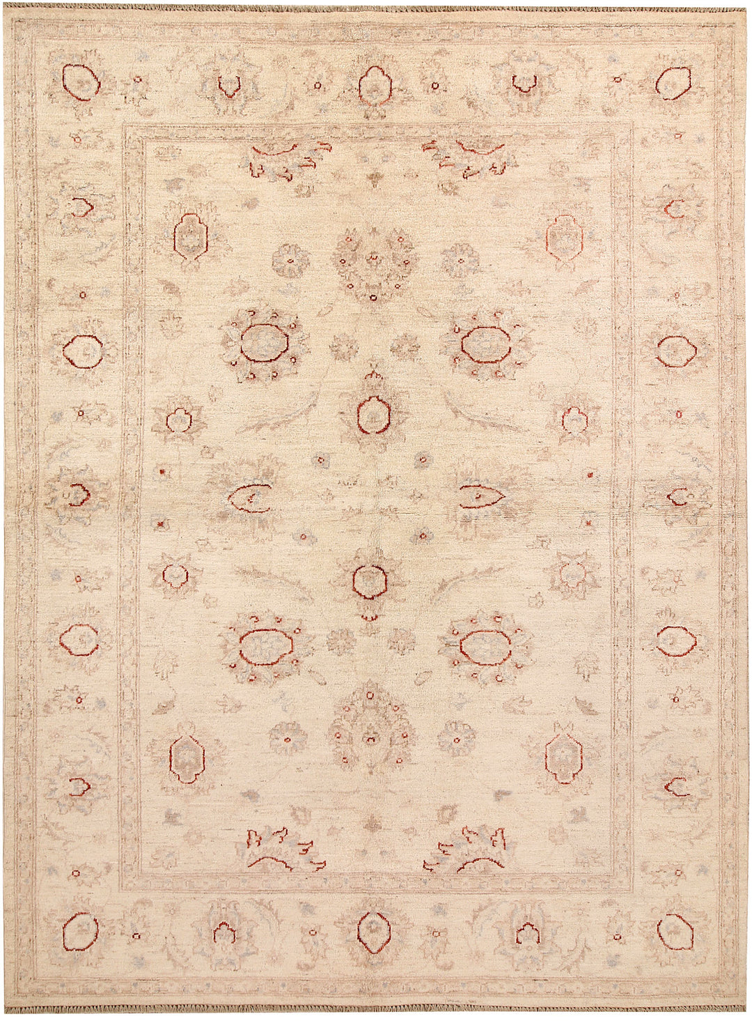 Bisque Ziegler 5' 6 x 7' 8 - No. 67708 - ALRUG Rug Store