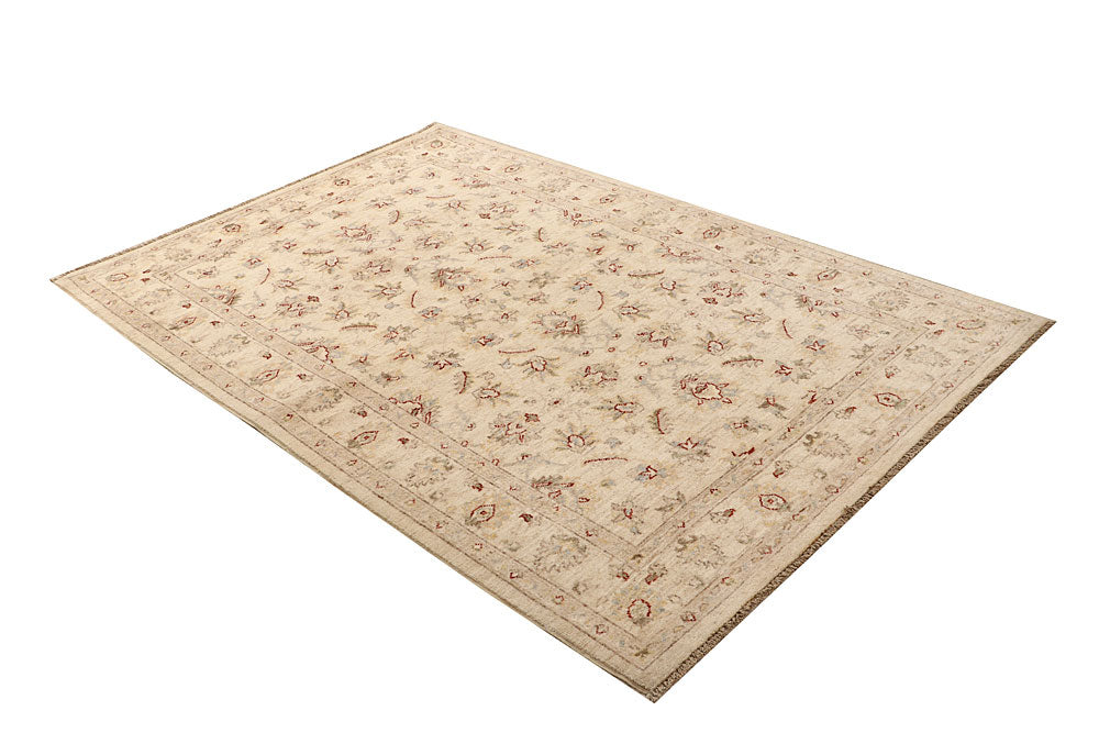 Bisque Ziegler 4' 7 x 6' 11 - No. 67710 - ALRUG Rug Store