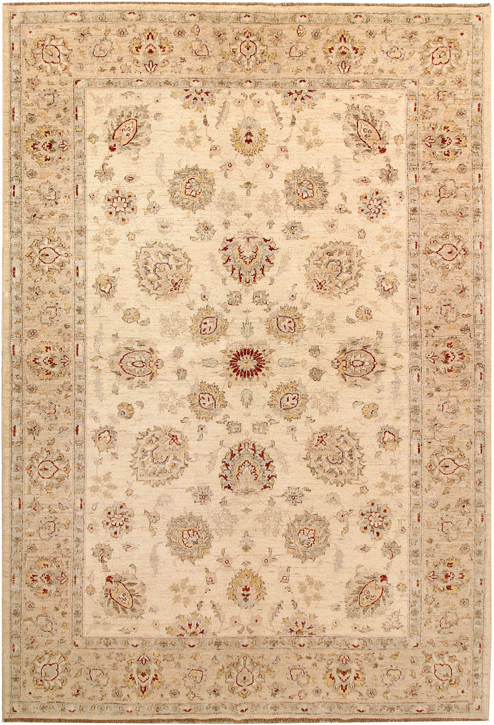 Blanched Almond Ziegler 6' 8 x 9' 9 - No. 67715 - ALRUG Rug Store
